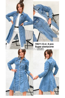 Sukienka jeansowa damska (S-XL) V8211