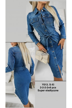 Sukienka jeansowa damska (S-XL) Y013
