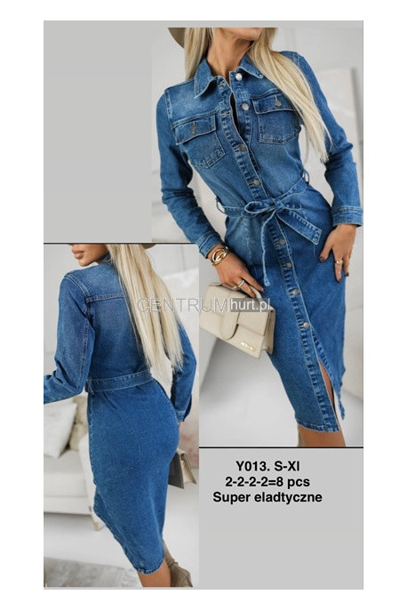 Sukienka jeansowa damska (S-2XL) 2