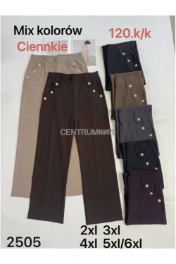 Spodnie damskie (2XL-6XL) 2505