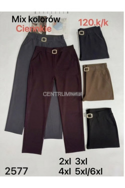 Spodnie damskie (2XL-6XL) 2577