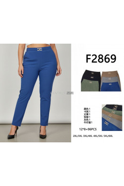 Spodnie damskie (2XL-6XL) F2869