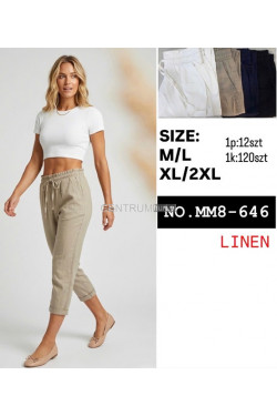 Spodnie damskie (M-2XL) MM8-646