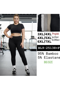 Leginsy damskie (3XL-7XL) BL9-25138+F