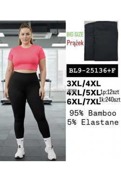 Leginsy damskie (3XL-7XL) BL9-25136+F
