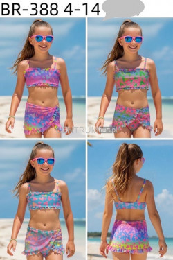 Strój kąpielowy dziewczęce (4-14) BR-388