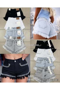 Szorty jeansowe damskie (34-42) 6744