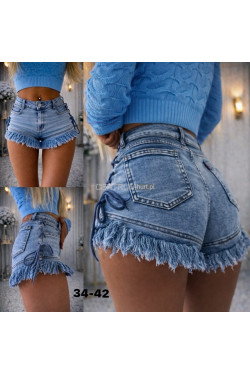Szorty jeansowe damskie (34-42) 6748