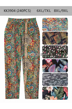 Spodnie damskie (6XL-9XL) KK3904