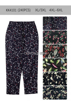 Spodnie damskie (XL-6XL) KK4101