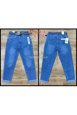Jeansy damskie (L-4XL) KF639-3