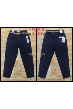 Jeansy damskie (L-4XL) KF639-2