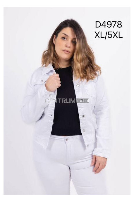 Kurtka jeansowa damska (XL-5XL) D5061