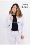 Kurtka jeansowa damska (XL-5XL) D5061