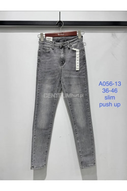Jeansy damskie (36-46) A056-13