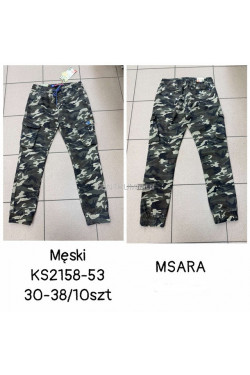 Spodnie męskie (30-38) KS2158-43