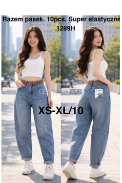 Jeansy damskie (XS-XL) 1289H