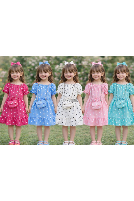 Sukienki dziewczęce (4-14) H10A1