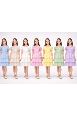 Sukienki dziewczęce (4-14) H10A104