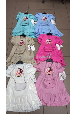 Sukienki dziewczęce (3-8) H10A109