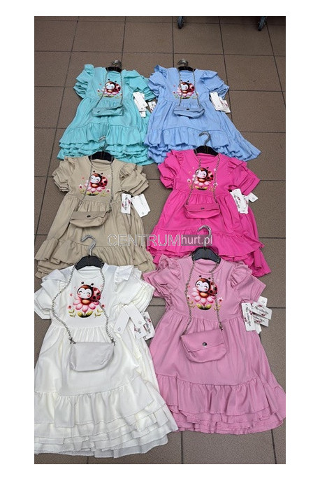 Sukienki dziewczęce (4-14) H10A1