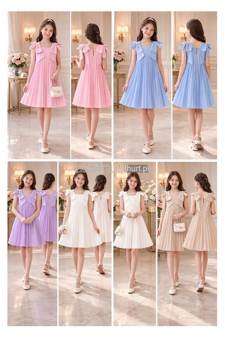 Sukienki dziewczęce (4-14) H10A1