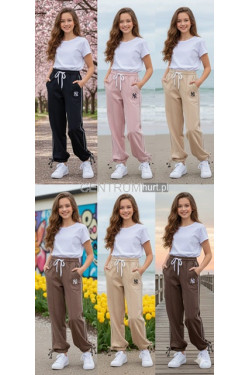 Spodnie dziewczęce (128-164) H10A181