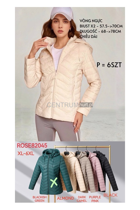 Kurtki damskie przejściowe (2XL-7XL) 1