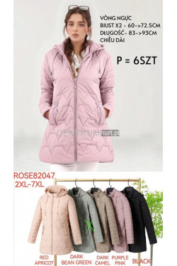 Kurtki damskie przejściowe (2XL-7XL) 82047