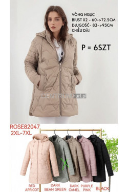 Kurtki damskie przejściowe (2XL-7XL) 82047