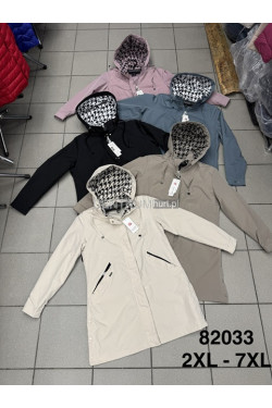 Kurtki damskie przejściowe (2XL-7XL) 82033