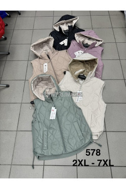 Kamizelki damskie przejściowe (2XL-7XL) 578