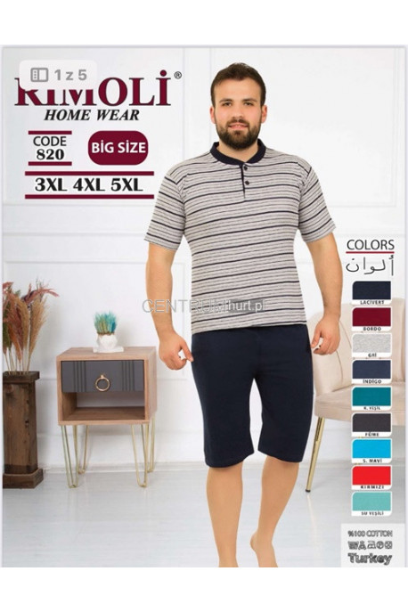 Piżama męska (3XL-5XL) 1
