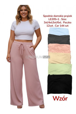 Spodnie damskie (3XL-6XL) LE205+1