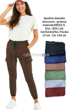 Spodnie damskie (S-5XL) KB010-5