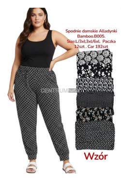 Spodnie damskie (L-6XL) B005
