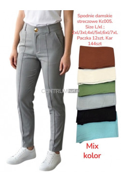 Spodnie damskie (L-7XL) KC005