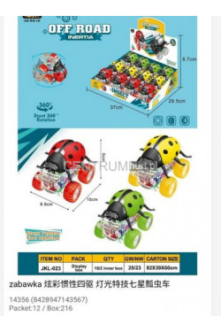 ZABAWKA-BIEDRONKA JEŻDŻĄCA 14356