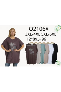 Bluzka damska (3XL-6XL) Q2106