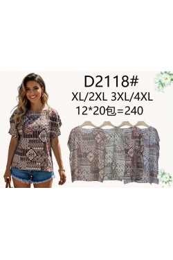 Bluzka damska (XL-4XL) D2118