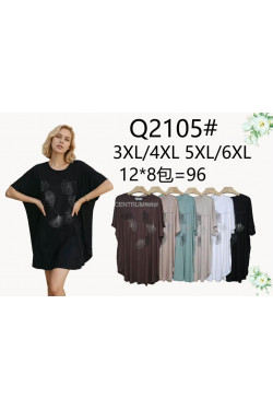 Bluzka damska (3XL-6XL) Q2105