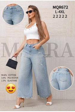 Jeansy damskie (L-4XL) MQR672