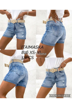 Szorty jeansowe damskie (XS-XL) 816