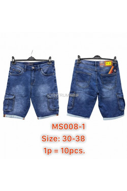 Spodenki jeansowe męskie (30-38) MS008-1
