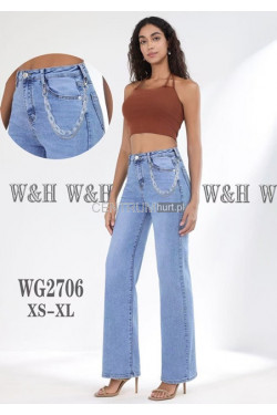 Jeansy damskie (XS-XL) WG2706