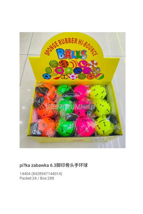 Piłka na gumce 14405