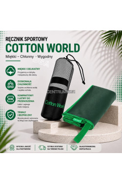 Ręcznik sportowy mix kolor (80x150) 10066