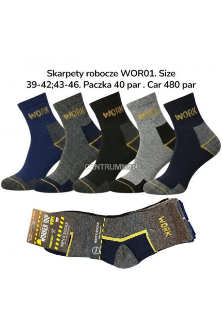 Skarpety męskie (40-46) WOR01