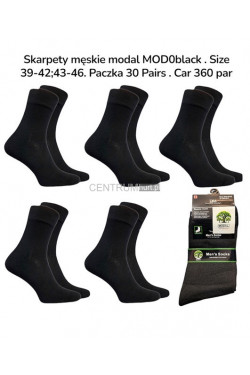 Skarpety męskie (39-46) MOD0BLACK