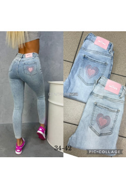 Jeansy damskie (34-42) 0568